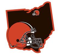 NFL Siskiyou Sports Fan Shop Cleveland Browns Home State Autocollant Taille unique