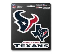 NFL Team Autocollant, 3-Pack, DST3NF32, Bleu, Standard