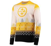 NFL Ugly Sweater XMAS Knit Pullover - Pittsburgh Steelers L