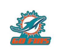 NFL Universal Bijoux Caps PIN Miami Dolphins SLOGAN