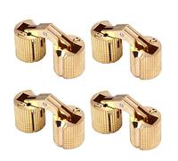 NFLOBD 4 pièces Charnières Cylindriques, Charnière de Baril Invisible en Laiton dissimulé 8mm / 24mm, avec Angle d'ouverture de 180 ° pour Bricolage (Size : 16mm)