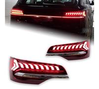 NFNFFC Feux Arrière de Voiture pour Audi Q7 2006-2009 2010 2011 2012 2013 2014 2015, Gauche Droite Feu Stop Feu Antibrouillard Ensemble de Feux Arrière Accessoires,2010-2015