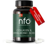 NFO Collagène & Acide Hyaluronique - pour l'élasticité de la peau, les articulations et la vitalité - avec biotine et vitamine C [120 capsules]