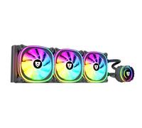 Nfortec - ATRIA X Liquid CPU Cooling ARGB 360mm, Infinity Mirror 360 Degrees Rotatable, 3x 120mm PWM ARGB Fans, AMD and Intel Compatible, noir