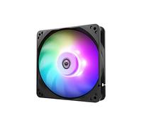 Nfortec Caelum/Azir Ventilateur RGB 120mm Silencieux Haut Débit d'air Compatible PC Gaming Noir