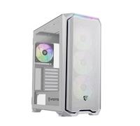 Nfortec Krater X ARGB Torre ATX Cristal Templado 4 Ventiladores Soporte E-ATX Blanca
