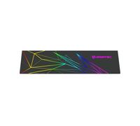 Nfortec - MAI Tableau d'illumination ARGB pour PC Gaming, inscription magnétique, 327x81x7 mm