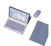 NFQZAWSKX Étui en Cuir for Clavier QWERTY détachable adapté à OnePlus Pad 3 13,2 Pouces(Purple+Keyboard+Mouse)