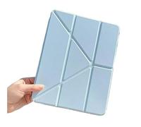 NFQZAWSKX HongHeFu Tab Accessoires, 3-Y-Foldable Stand Protective Case with Pen Slot Suitable for iPad Air7/ air6/air5 10.9/Pro 11 inch Universal(Bleu)