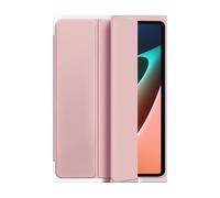 NFQZAWSKX HongHeFu Tab Accessoires, 3rd-Foldable Silicone Shell Tablet Protective Case Suitable for Lenovo Pad Tab P11 2nd-Gen 11.5 inches(Rose Gold)