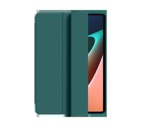 NFQZAWSKX HongHeFu Tab Accessoires, 3rd-Foldable Silicone Shell Tablet Protective Case Suitable for Lenovo Pad Tab P11 2nd-Gen 11.5 inches(Dark Green)