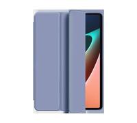NFQZAWSKX HongHeFu Tab Accessoires, 3rd-Foldable Silicone Shell Tablet Protective Case Suitable for Lenovo Pad Tab P11 2nd-Gen 11.5 inches(Lavender)