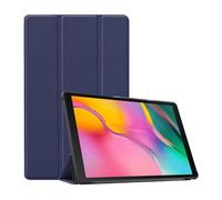 NFQZAWSKX HongHeFu Tab Accessoires, Triple-Foldable Silicone Shell Tablet Protective Case Suitable for Xiaomi Pad 6S 12.4 inch(Bleu foncé)