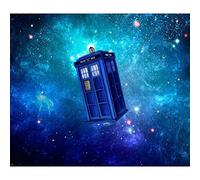 NFRAZ Broderie diamant 5D à faire soi-même, Doctor Who, peinture diamant, point de croix, mosaïque multi-images, décoration d'intérieur, 50 x 60 cm