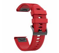 NFRFK Pour Fenix 5X bande 26mm largeur bracelet de montre en silicone souple pour Fenix 6X/Fenix 7X/Fenix 5X Plus/Fenix 6X Pro/Fenix 3/Fenix 3 HR/Tactix/Descent MK1/D2 Delta PX/D2 bracel