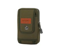 NFRFK Sac banane d'extérieur pour homme 16,5 cm, pochette pour téléphone, camping, chasse, sac tactique EDC sac unisexe, Vert, Taille unique