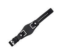 NFRFK Véritable cuir pour fossile JR1157 Watch Band Accessoires Vintage Style Ceinture avec articulation en acier inoxydable Bracelets de montre 24 mm, 24mm