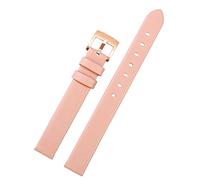 NFRFK Véritable sangle en cuir pour Swarovski 5158517/5158544/5158972 WatchAccessories Bracelet de mode 12 mm STRAPE DE MONTRATION DE MONTRE(Pink rose gold)