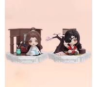 NFsgVCGJ 10 cm Heaven Official's Blessing Xie Lian & Hua Cheng Figure PVC Statue Anime Figures Action Figure Model Collection Poupée Décoration Jouet Cadeau (Taille : Transparent)