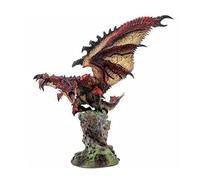 NFsgVCGJ 22 cm Monster Hunter Velkhana Action Figure PVC Jouet Personnage Modèle Décoration Statue Cadeaux Objets de collection (couleur : marron)