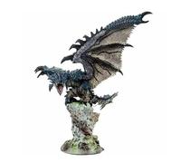 NFsgVCGJ 22 cm Monster Hunter Velkhana Action Figure PVC Jouet Personnage Modèle Décoration Statue Cadeaux Objets de collection (couleur : marron)