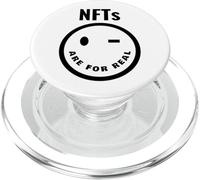 NFTs are for Real Non-Fungible Crypto Art Token Collector PopSockets PopGrip pour MagSafe