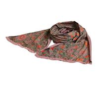 NFYM Foulard long léger vintage imprimé floral en coton doux pour femme, D, taille unique