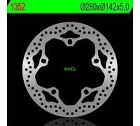 NG DISQUE DE FREIN ARRIERE APRILIA SRV 850 12-17, GILERA GP 800 08-13 (280X142X5
