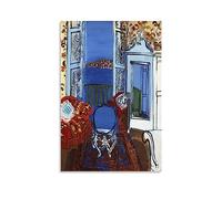 NgAnoh Affiche imprimée sur toile Open Window par Raoul Dufy - Décoration d'intérieur - Décoration murale - Décoration d'intérieur - Pour chambre à coucher - Esthétique - 40 x 60 cm
