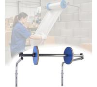 NGARY Distributeur De Rouleaux De Film à Bulles, Support Mural avec Clip De Positionnement, Largeur Ajustable pour Accueillir des Rouleaux De Différentes Tailles, Idéal pour L'emballage 60cm