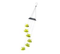 Ngbbby Carillon éolien Solaire à LED coloré, Lampes suspendues de Jardin en Forme d'abeille, Spinner pour Cour