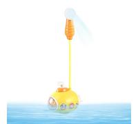 Ngbbby Jouet de Bain pour bébé avec Pomme de Douche, Jouet Baignoire sous-Marin électrique, arroseur, Pomme Douche, pulvérisation d'eau Piscine, sans Batterie, Jaune