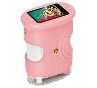 Ngbbby Microscope portatif pour Enfants, loupe numérique Portable 1000x avec 2 écrans HD IPS, kit Scientifique de Poche 1080P pour l'apprentissage à la Maison et à l'école