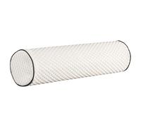 Ngbbby Oreiller cylindrique en Mousse à mémoire de Forme Absorbant la Transpiration de 45, 7 x 10, 2 cm - avec Housse zippée pour Dormir, Faire la Sieste, soulager la Douleur, Soutenir Les cervicales
