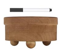Ngbbby Porte-gobelet en Bois avec Fente de marqueur, Distributeur de gobelets Solo Compact, Organisateur Cuisine fête