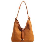 Ngbbby Sac fourre-tout en daim, sacs à bandoulière rétro, sacs à main bandoulière tendance, sac de voyage pour femmes qui travaillent