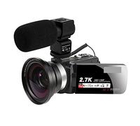 NGBFF Appareils Photo Numériques, Webcam de caméra numérique vidéo Z11 for l'enregistrement Vlog 16x Vision Nocturne WiFi Écran Tactile 2. 7K HD Caméscope vidéo(Standard,Z11-Cam-Lens-Mic)