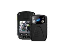 NGBFF Caméra corporelle, A2 IP67 étanche 1296P HD Application de la Loi Bodycam Poitrine enregistreur Police sécurité Portable numérique Corps porté caméra(256GB)