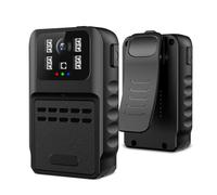 NGBFF Caméra corporelle, Mini caméra corporelle 1080P, caméscope de Poche Portable avec enregistreur vidéo à Clip, Petite caméra de Surveillance de sécurité et de Police(32GB Camera)