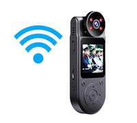 NGBFF Caméra Portable à Clip arrière for Application de la Loi, caméscopes de Vision Nocturne, caméra corporelle DV de Sport, enregistreur vidéo(with WiFi)