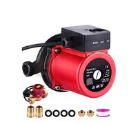 NGBFF Circulateur De Recirculation De Surpresseur De Pression d'eau De Pompe De Circulation d'eau Chaude for La Tête d'acier Inoxydable/Fonte De Chauffe-Eau(245W)