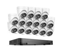 NGBFF Kit Video Surveillance, Système De Sécurité Vidéo 32 Canaux 1080P, Enregistreur DVR H.265, Kits De Caméras De Vidéosurveillance, Détection PIR Extérieure IP67(4T,32CH DVR 16Pcs Kits-01)