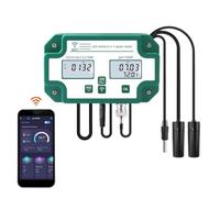 NGBFF PH-mètre numérique Intelligent for Aquarium YY-W9909, EC, TDS, sel, SG, température, testeur de qualité de l'eau, contrôle avec Moniteur Tuya