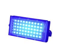 NGBFF Projecteur d'extérieur 50 W rouge/vert/bleu/blanc LED projecteur extérieur projecteur projecteur extérieur étanche lampe murale pour jardin, terrasse, arrière-cour, toit (bleu)