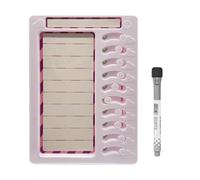 NGCG Tableau de corvée effaçable pour listes de choses à faire - Tableau de routine coulissant - Outils de TDAH et horaires visuels pour enfants et adultes