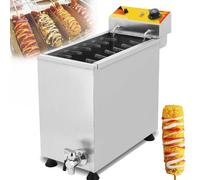 NGDFGR Friteuse Électrique Professionnelle pour Corn Dogs, Idéale pour La Cuisine, Les Restaurants, Les Snacks Et Les Cantines. Capacité : 12 L Ou 25 L.,25l