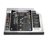 NGFF B/m-key SSD à Slimline SATA, boîtier caddie 13 broches pour ordinateur portable universel de NEW-MSATA mm, baie optique CD/9.5, DVD-ROM
