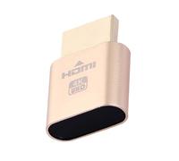 NGFF Connecteur HDMI à affichage virtuel de type A, adaptateur actif, prise HDTV factice, émulateur fantôme sans tête, compatible avec serveur d'ordinateur portable à distance, NAS, couleur or (4K