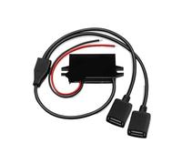 NGFPQQDDT Convertisseur DC-DC 12 V 24 V vers 5 V 3 A 15 W, 2 pièces, Type C, Micro USB, avec Protection Contre Les inversions de polarité, Module d'alimentation abaisseur de for Voiture(Single Wire)