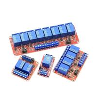 NGFPQQDDT Module Relais 1, 2, 4, 6 ou 8 canaux CC 5 V, 12 V, 24 V, avec optocoupleur et déclencheur de Niveau Haut et Bas(2 Channel 12V)